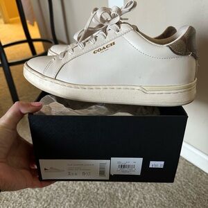 Women's Cream Sneakers